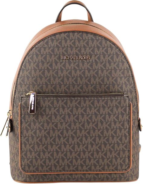 Michael Kors Adina Signature Backpack Medium Brown 